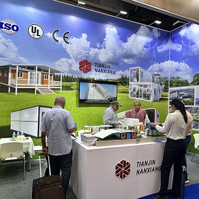 Tianjin Nanxiang visar upp modulära huslösningar på Canton Fair